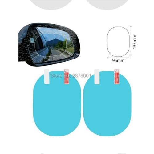 Rainproof Car Rearview Mirror Stickers for x-trail t32 lifan x60 kia rio 2017 duster renault nissan tiida qashqai note mitsubish