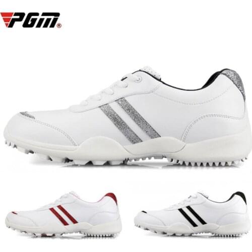 PGM Women waterproof Golf spikes Shoes women anti-slip breathable Athletic soft golf Shoes ladies professional golf Sneakers