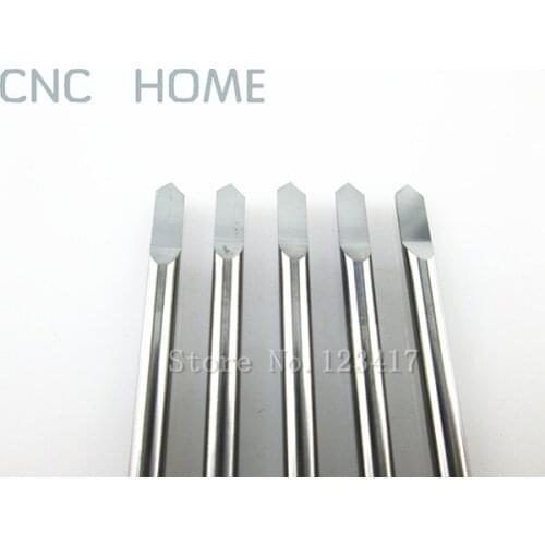 10 pcs 3.175MM 90 Degree 0.2MM Metal Carbide Tools, Engraving Router Bits, CNC Cutting Bits, End Mill Cutter on Cu,Al,Iron,Steel