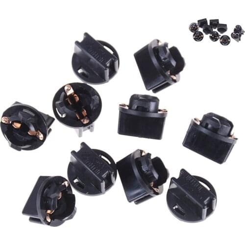 10Pieces T10 Socket Instrument Panel Dash Bulb Plug T10 Lamp DashboardSocket