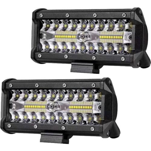 120W Combo Led Light Bars Spot Flood Beam for Work Driving Offroad Boat Car Tractor Truck 4x4 SUV ATV 12V 24V 16.5*8cm
