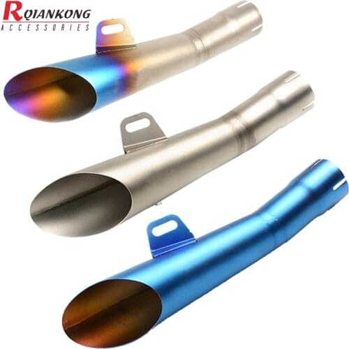 For Yamaha YZF R6 2004-2017 2016 2015 51mm Universal Motorcycle Exhaust Pipe Escape Scooter GP Muffler Slip-on Moto Dirt Bike