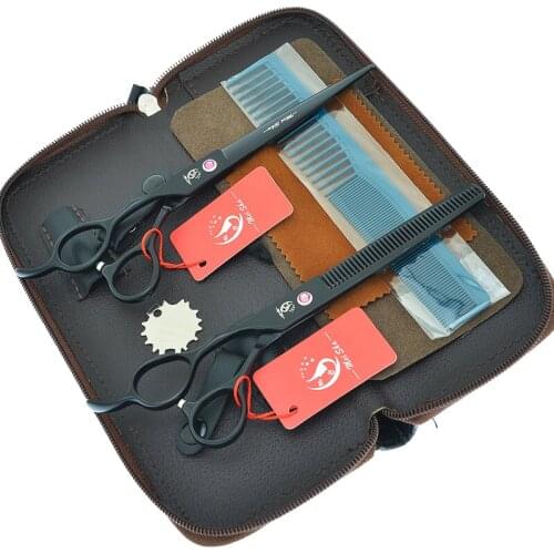 5.5" 6.0" 7.0" Left-Handed Hair Scissors Set Barbers Hair Cutting Shears Thinning Scissor Hairdressers Left Hand Shear A0184A