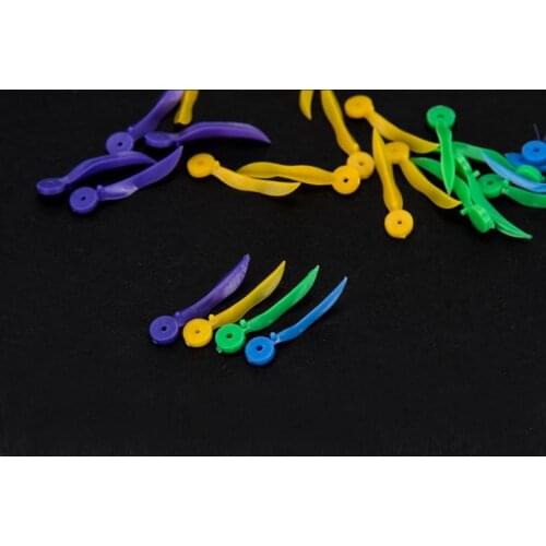 5 boxes Dental Disposable Wedges Plastic Dental Teeth Wedge Diastema Filling Tool With End Circular Hole Dentist Care Products