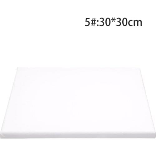 White Blank Square Artist Canvas Wooden Board Frame For Primed Oil Acrylic Paint E56C