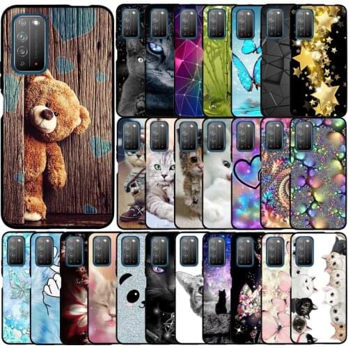 For Huawei Honor X10 Case 6.63 Soft Silicone Protective Back Cover on for Huawei Honor X10 Pro X10 X 10 Case Coque Etui Fundas