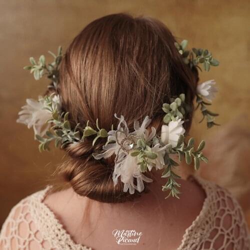 Don&Judy Maternity Artificial Flowers Wreath Crown Photography Floral Accessories for Photo Shoot Baby Shower Shooting 2021