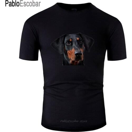 Customized Hipster Doberman Pincher Mens Tshirt Girl Boys Round Neck T Shirt For Mens Female Short-Sleeve Hiphop