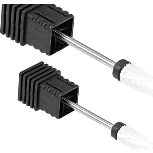 Uxcell Ceramic Nail Drill Bits Nails File Bit for Manicure Pedicure LL02-2pcs