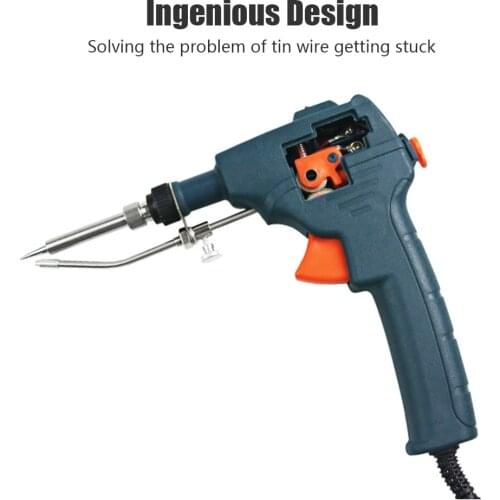 KKmoon 60W Automatically Send Tin Gun Soldering Welding Repair Tool Soldering Gun Internally Heated Electric Soldering Iron