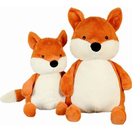Hot sell Kawaii Hug Fox Doll Stuffed Animal Plush Toys for Children Girl Boy Kids Cute Dox Gift Soft Cartoon Christmas Presents