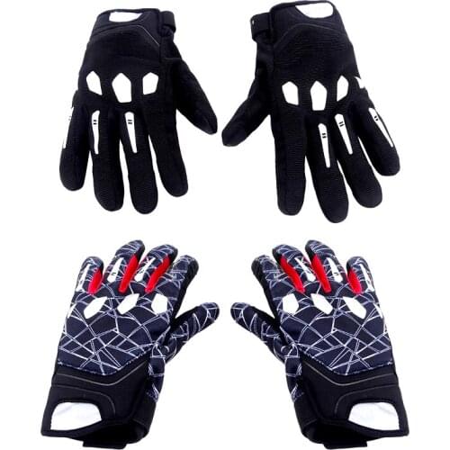Motorcycle Wear-resistant Non-slip Gloves Cross-country Motorcycle Anti-drop Gloves Summer Riding Full-finger Breathable Gloves