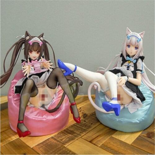 Nekopara Chocolat Vanilla Sexy Soft Chest Figure Premium Version Toys Collection Anime Figure Toys Doll Kids Gift 9" in Box