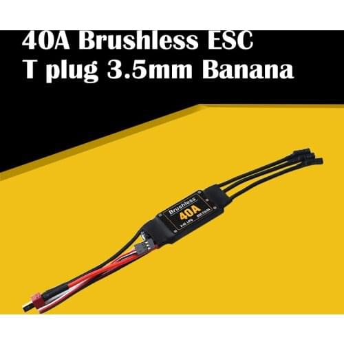New Arrival XXD 40A ESC T plug 3.5mm Banana Brushless Motor Electric Speed Controller For Airplane Multicopters Drone