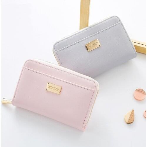 New Women Hasp Wallets Female PU Leather Purses Fashion Ladies Money Bag Female Large Capacity Purse Coin Card Holders Clutch