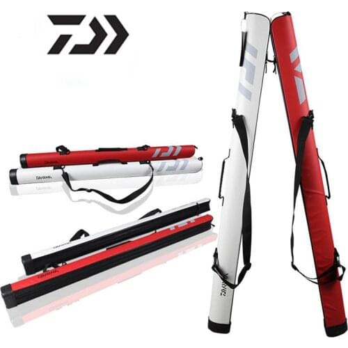 New High Quality DAIWA Two Layers Fishing Bag 125cm Tackle Bag Fishing Pole Tools Storage Case Fishing Rod Bag