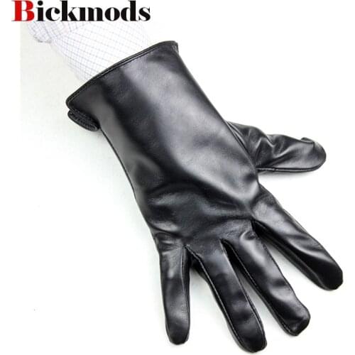 Leather Gloves Mens Sheepskin Single Layer Unlined Thin Spring and Autumn Outdoor Motorcycle Riding Driver Driving Gloves