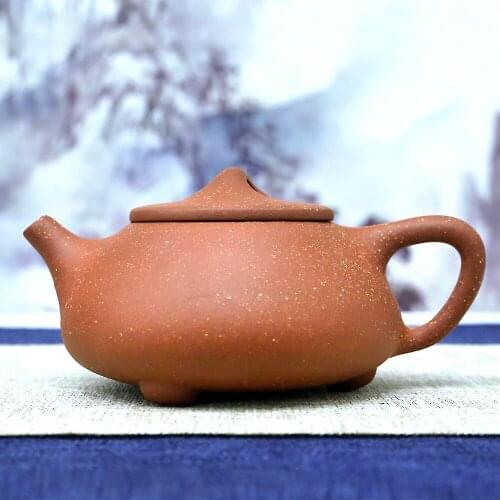 Personalized Teapot Filter Xu Baoguo Handmade Purple Clay Teapot Huanglong Mountain Raw Ore Dragon Blood Sand Tea Pot 260ml