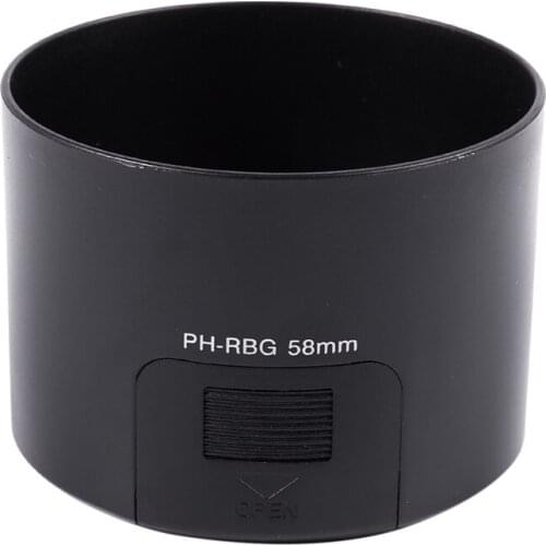 PH-RBG 58mm Lens Hood Black for Pentax SMCP-DA 55-300mm f/4-5.8 ED