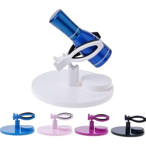 Adjustable Hand Free Nail Polish Bottle Holder Display Stand Tilt Acrylic Nail Varnish Clip Grip Manicure Polish Supportive Tool