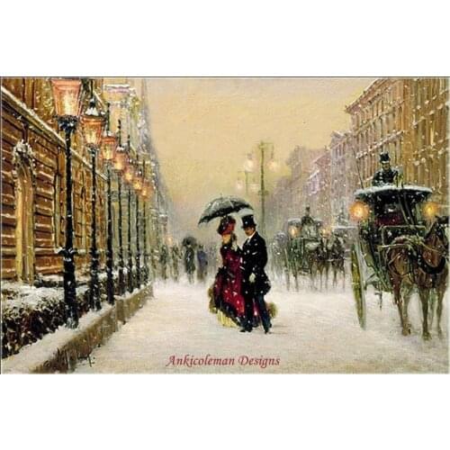 Needlework for embroidery by Ankicoleman DIY DMC High Quality - Counted Cross Stitch Kit set Oil painting - Fifth Avenue