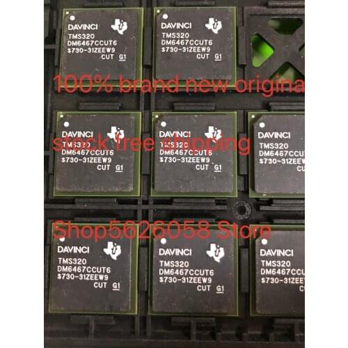 TMS320DM6467CCUT6 DM6467CCUT6 OMAP3530DCUS 3530DCUS TMS320VC5509AGHH BGA 100% new original 1PCS/LOT STOCK