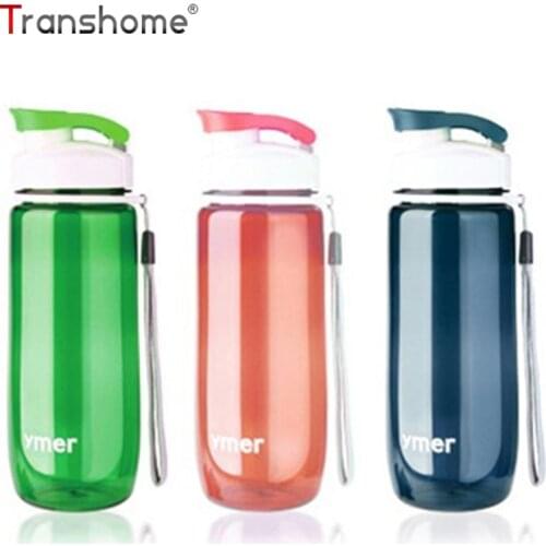 Transhome Sport Water Bottle 600ml New Fashion Portable Shaker Plastic Kettle For Sports Outdoor Travel Seal Design Water Bottle