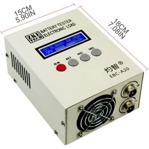 EBC-A20 Battery Tester 5A Charge 20A Discharge Support PC Software Control 85WF