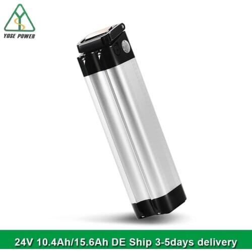 YOSE POWER Ebike Battery 24V 10Ah Seat Tube for Prophete Electric Bike Phylion XH259-10J Zhenlong ZL07010-F Replacement AKKU