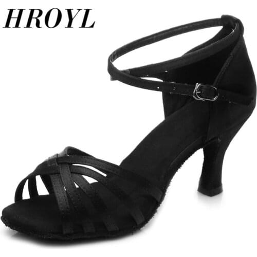 Latin dance shoes for women girls ladys ballroom satin professional Salsa tango party dancing shoes High Quality 7cm/5cm