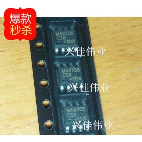 10PCS New MAX705 MAX705CSA MAX705ESA SOP8 monitor chip