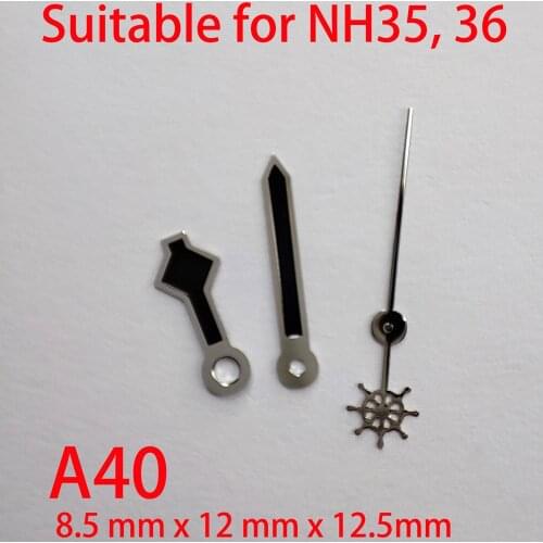A40 suitable for NH35 watch pointers, watch accessories hand watch custom accessories NH36(No luminous)