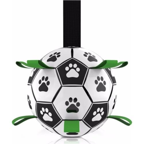 15cm Dog Toys Pet Football with Rings Interactive Pet Bite Chew Ball Cat Puppy toy Outdoor Training Dog accessories Game Product