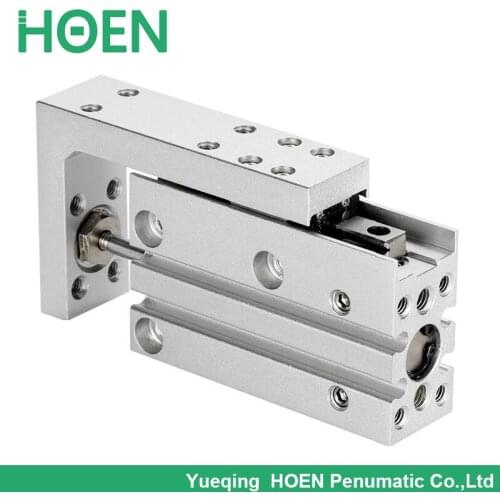 Compact Slide bore 20mm Stroke 30/40/50/60 Double Action Pneumatic Air Cylinder MXH20-30 MXH20-40 MXH20-50 MXH20-60