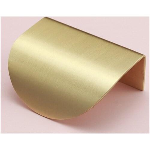 Brass Handles for Furniture Cabinet Knobs and Handles Kitchen Furniture Drawer Pulls Gold Cupboard Door Handle