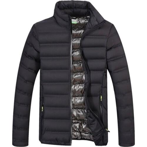 Autumn Winter Lightweight Jackets Men Cotton Padded Parka Male Coats Outwear Windbreakers Men Brand Clothing Jackets for Men