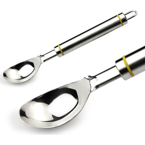 Stainless Steel Ice Cream Spoon Scoop Ball Digester Scoop Scoop