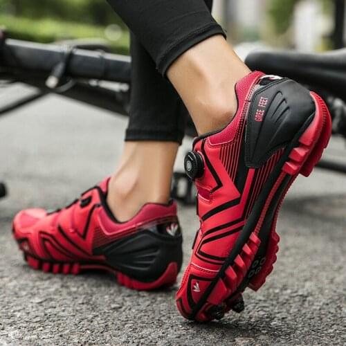 2021 New Style MTB Cycling Shoes Men Breathable Racing Road Bike Shoes Self-Locking Professional Bicycle Sneakers Sports Shoes