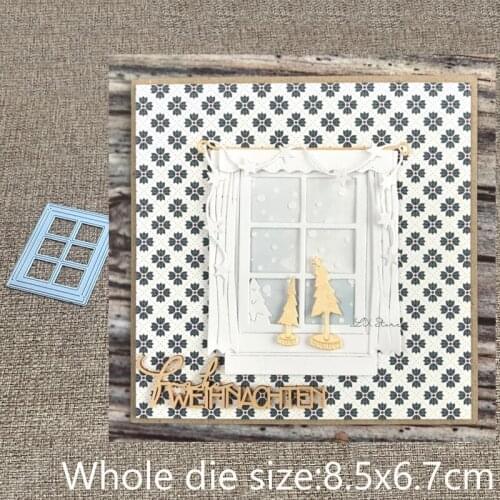 New Design Craft Metal stencil mold Cutting Dies Window curtains decoration scrapbook die cuts Album Paper Card Craft Embossing