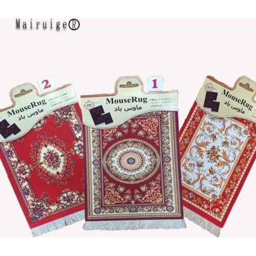 Persian Carpet Mouse Pad Velvet Material Decoration Laptop DIY Custom Desk Pad Gaming Desk Anime Rug Best Game Custom 27x18CM