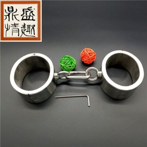 Sex toys for couples adult bdsm bondage erotic toys sex game slave handcuffs steel sex products bdsm sex tools for sale