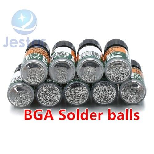 25000pcs/bottle 0.2-0.65mm BGA Reballing Balls Leaded For IC Chip Soldering Accessories Solder Ball Tin Material Sn63/Pb37