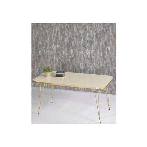 Modern Center table Kr Gold Cream Tel coffee tables table basse furniture living room table