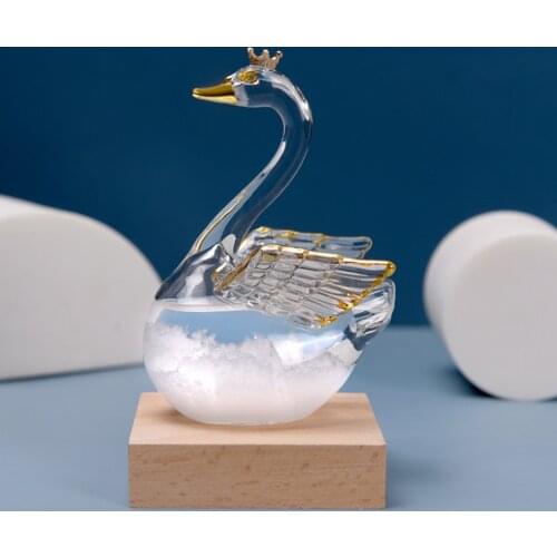 Storm Glass Barometers Storm Cloud Weather Forecast Bottle for Home Living Room Restaurant Office Desk Decorative Glass Bottles