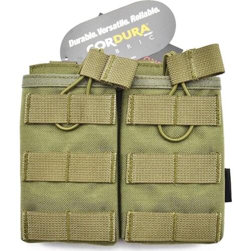 TwinFalcons Tactical Airsoft MOLLE General Purpose Double Mag Pouch Universal MultiFunction Military Tactical Hunting TW-M002