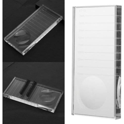 Newcome High Quality Glass Eyelash Extension Holder,Eyelash Glue Crystal Stand,Adhesive Glass Stones for Eyelashes Building Tool