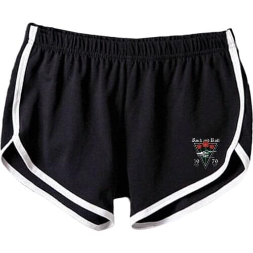 Women Short Floral Flowers Appliques Summer Casual Daily Cotton Loose Yoga Sports Pant