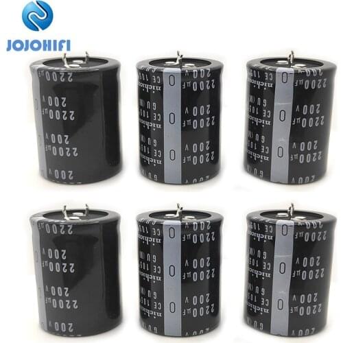 1pcs-6pcs 2200UF 200V 35 * 45 Pitch 10mm GN Capacitor 200V/2200UF Aluminum Electrolytic Capacitors