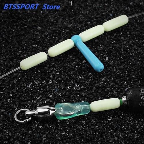 10pcs Anti-winding Carp Fishing Bean for Big Object Fish Float Stopper Line Bean Bobber Rig Fishing Accessories Soft Tail