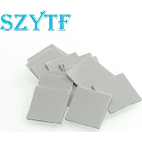 10pcs/bag North and south bridge chip and memory silicone grease thermal pad 15*15mm cooling pad solid